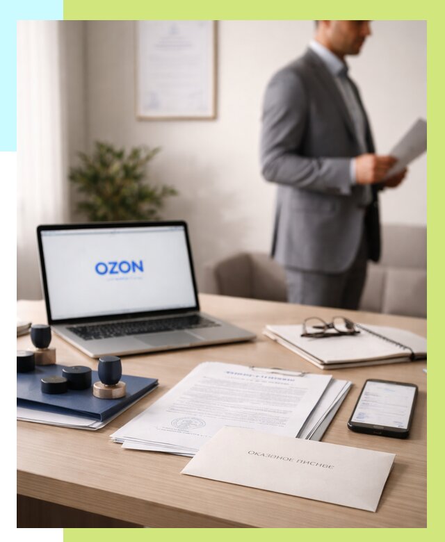 Отказное письмо для Ozon в Кольчугине от 3560 р. | Сертэкс